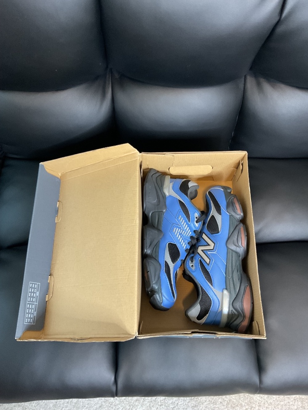 New Balance 9060 "Blue Agate" / Dark Royal Black GC9060RH Youth 7Y / Women 8.5 - Picture 10 of 10